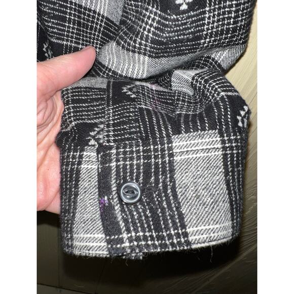 3X Flannel Shirt Plaid Southwest Country Western Top Beefy 100% Cotton NEW - Picture 6 of 8